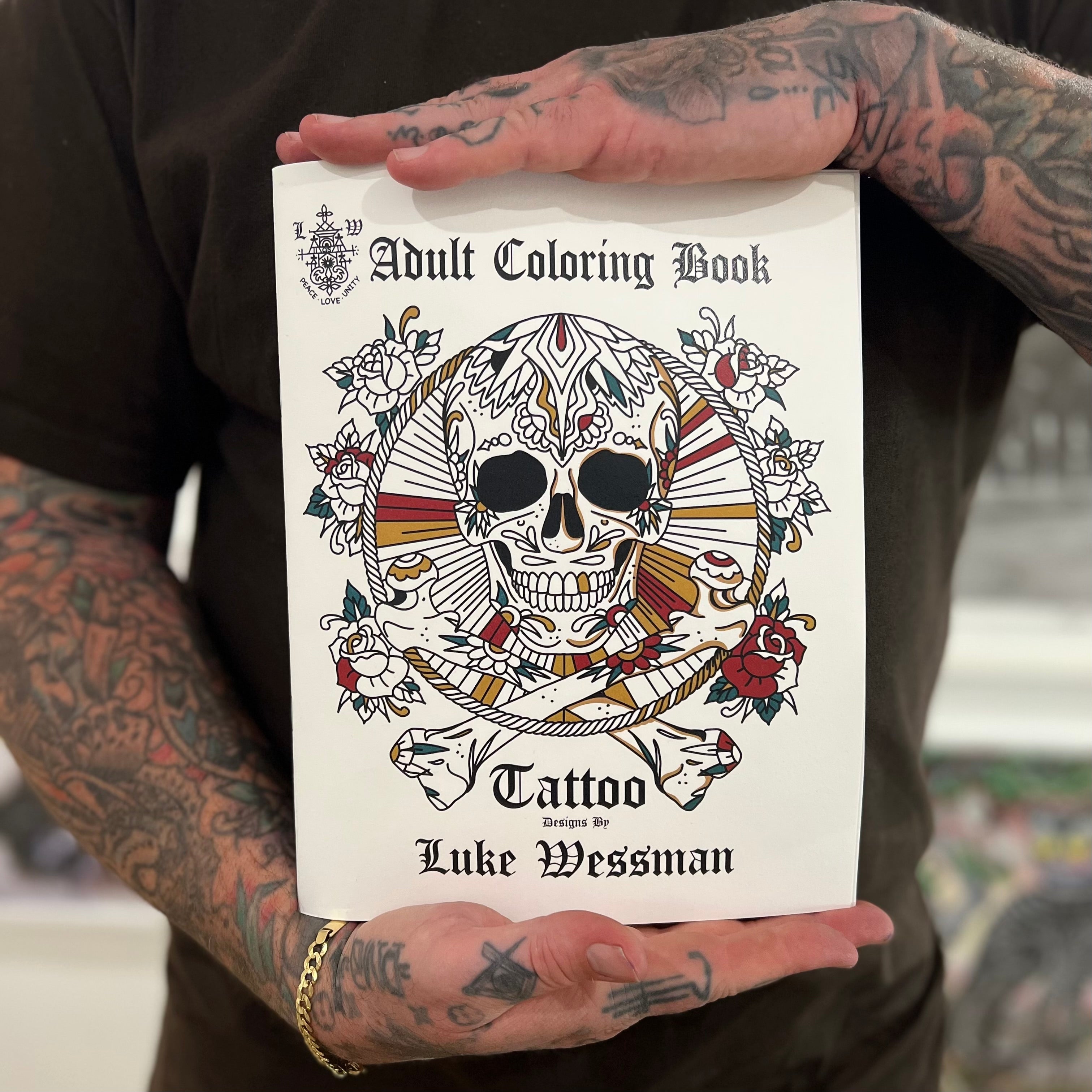 Tattoo Coloring Book – lukewessman